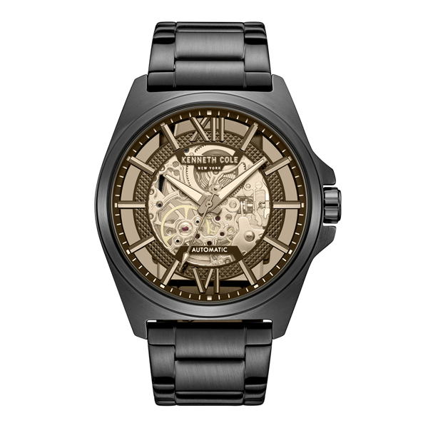 Mens Kenneth Cole New York® Automatic Black Watch - KCWGY0065104 - image 