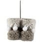 Northlight High Pile Fleece Winter Booties Christmas Ornament - image 2