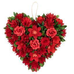 Northlight Seasonal Artificial Valentine''s Day Wood Heart Wreath