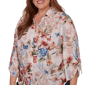 Plus Size Alfred Dunner Camden Market Floral Button Front Blouse - image 5