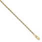 Mens Gold Classics™ 2.0mm. 14k Diamond Cut Light Rope Bracelet - image 2