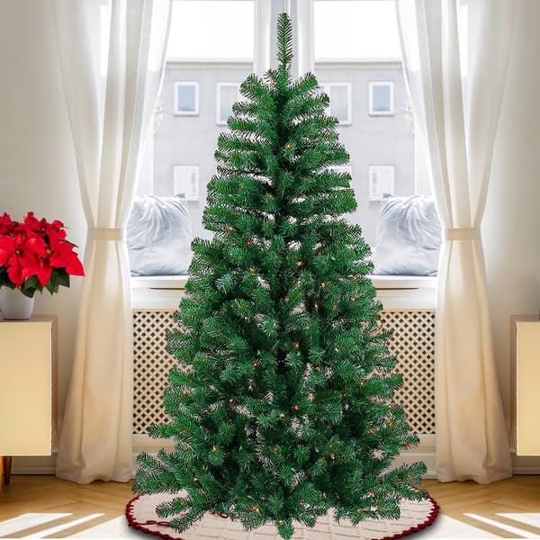 National Tree 6ft. Acacia Christmas Tree w/ Multicolor Lights