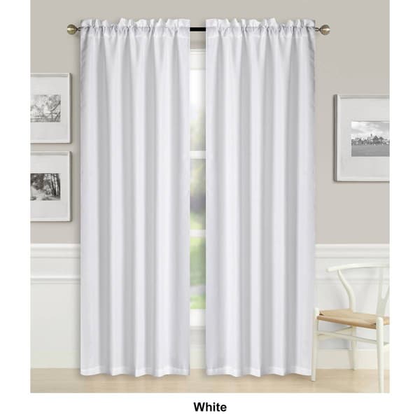 Jacquard Rod Pocket Curtain Panel
