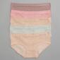Womens Laura Ashley&#40;R&#41; 5pk. Ribbed Hipster Panties  LS5372-5PKE - image 1