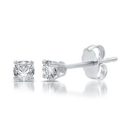 Nova Star&#174; White Gold Lab Grown Diamond Stud Earrings