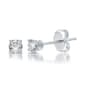 Nova Star® White Gold Lab Grown Diamond Stud Earrings - image 2