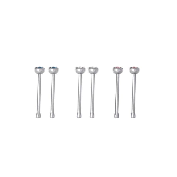 16 Gauge Stainless Steel Body Jewelry Trio
