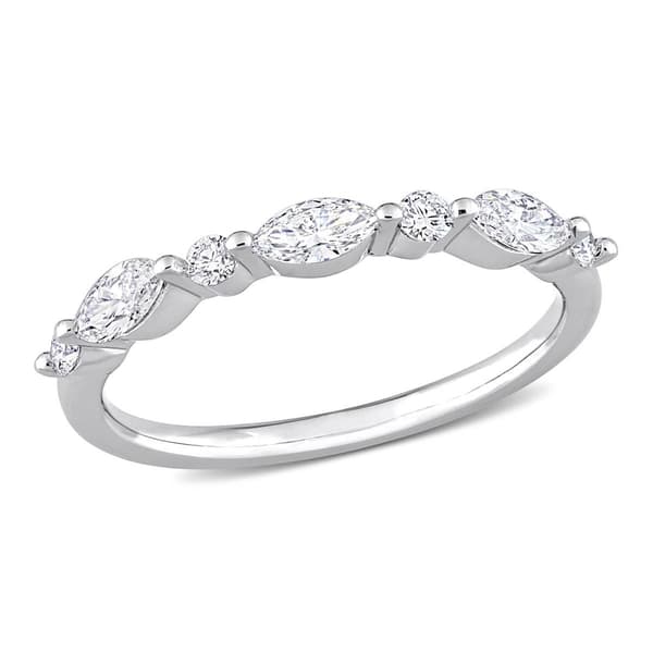 Eternally Yours Platinum Plated 3/5ctw. Lab Grown Diamond Ring - image 