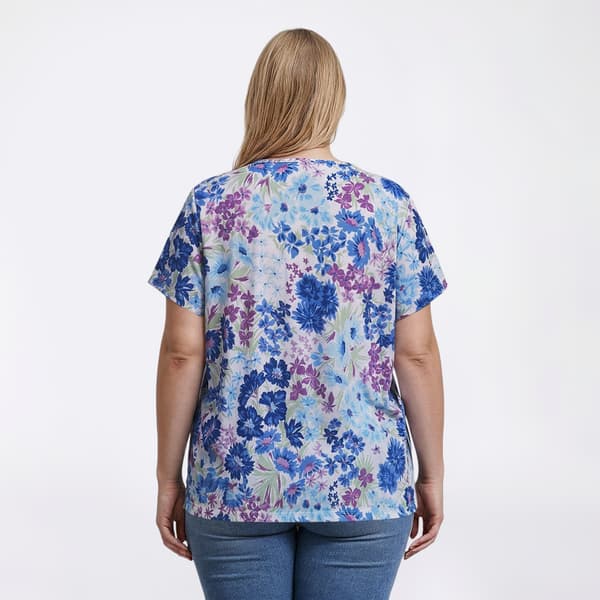 Plus Size Preswick & Moore® Short Sleeve Garden Party Tee