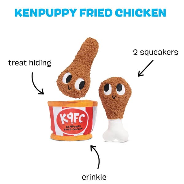Bark Ken Puppy Fried Chicken Pet Toy