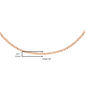 Gold Classics&#8482; 10kt. Rose Gold Rope Chain Necklace - image 3