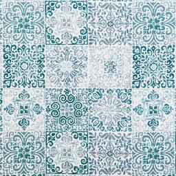 Greco Mosaic Print Textured Valance