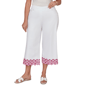 Plus Size Alfred Dunner Hothouse Florals Embroidered Hem Colored - image 1