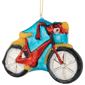 Northlight 5in. Red Bicycle Glass Christmas Hanging Ornament - image 1