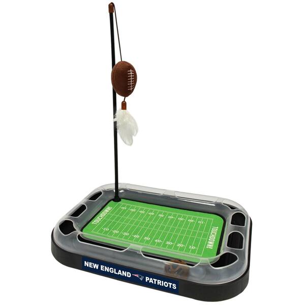 NFL New England Patriots Football Field Cat Scratcher - image 