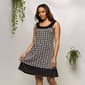Womens 24/7 Comfort Apparel Black & White Knee Length Dress - image 4