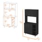 FM FURNITURE Colorado Black Wengue Pantry Cabinet - image 5