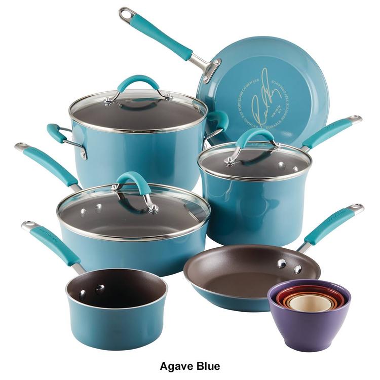 Rachael Ray 14pc. Cucina Nonstick Cookware & Measuring Cup Set