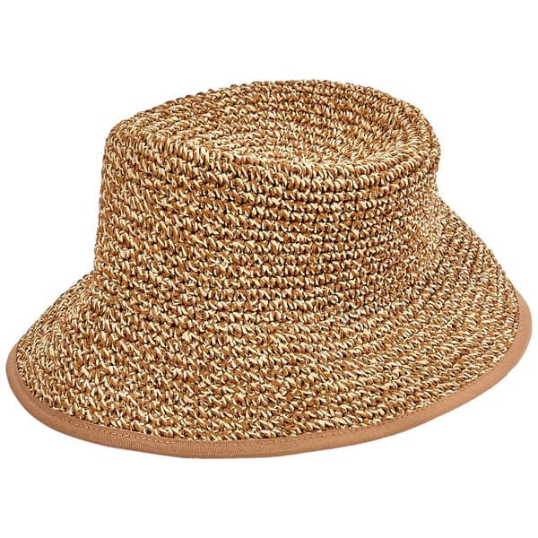 Womens Nine West 2 Tone Crochet Bucket Hat - image 
