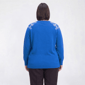 Plus Size Retrology Long Sleeve Hannukah Fair Isle Sweater - image 1