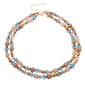 Ashley Cooper(tm) Pink/Blue/Orange Stone & Metal Necklace - image 1