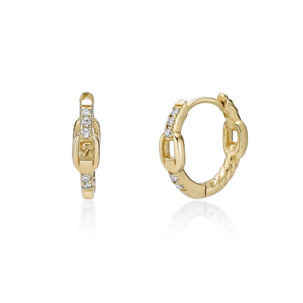 Brilliant Grown 1/10ctw. Lab-Grown Diamond Hoop Earrings