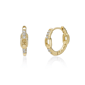 Brilliant Grown 1/10ctw. Lab-Grown Diamond Hoop Earrings - image 3