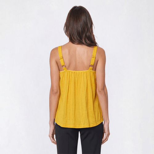 Womens BB Dakota Lace Trim Pintuck Pleat Cami
