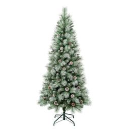 National Tree 6ft Perry Hard Needle Snow Tip Christmas Pine Tree