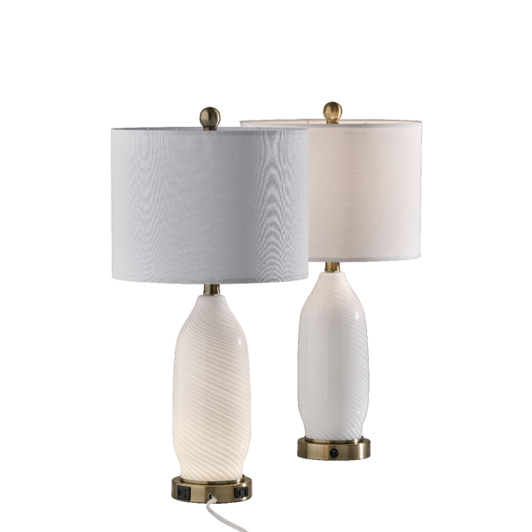 Simplee Adesso Freya 2pc. Table Lamp Set - image 
