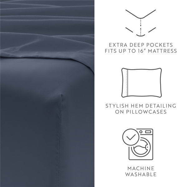 Soft Essentials 6pc. Luxury Ultra Soft Sheet Set