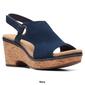 Womens Clarks® Collections Giselle Sea Wedge Sandals - image 6