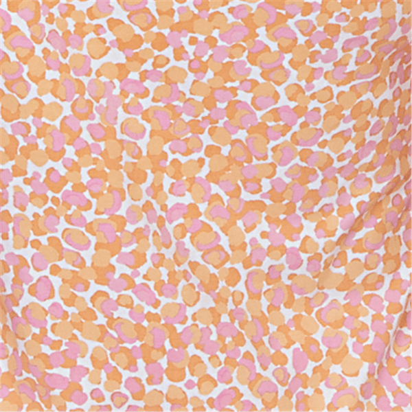 Petite Hearts of Palm Printed Essentials V Neck Abstract Dot Tee