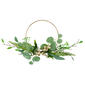 Northlight Seasonal Eucalyptus & Fern Golden Ring Spring Wreath - image 1