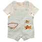 Baby Boy &#40;3-9M&#41; Baby Essentials&#40;R&#41; Marled Tee & Fish Shortalls Set - image 1