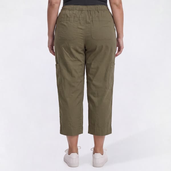 Plus Size Architect® Ankle Canvas Cargo Pants