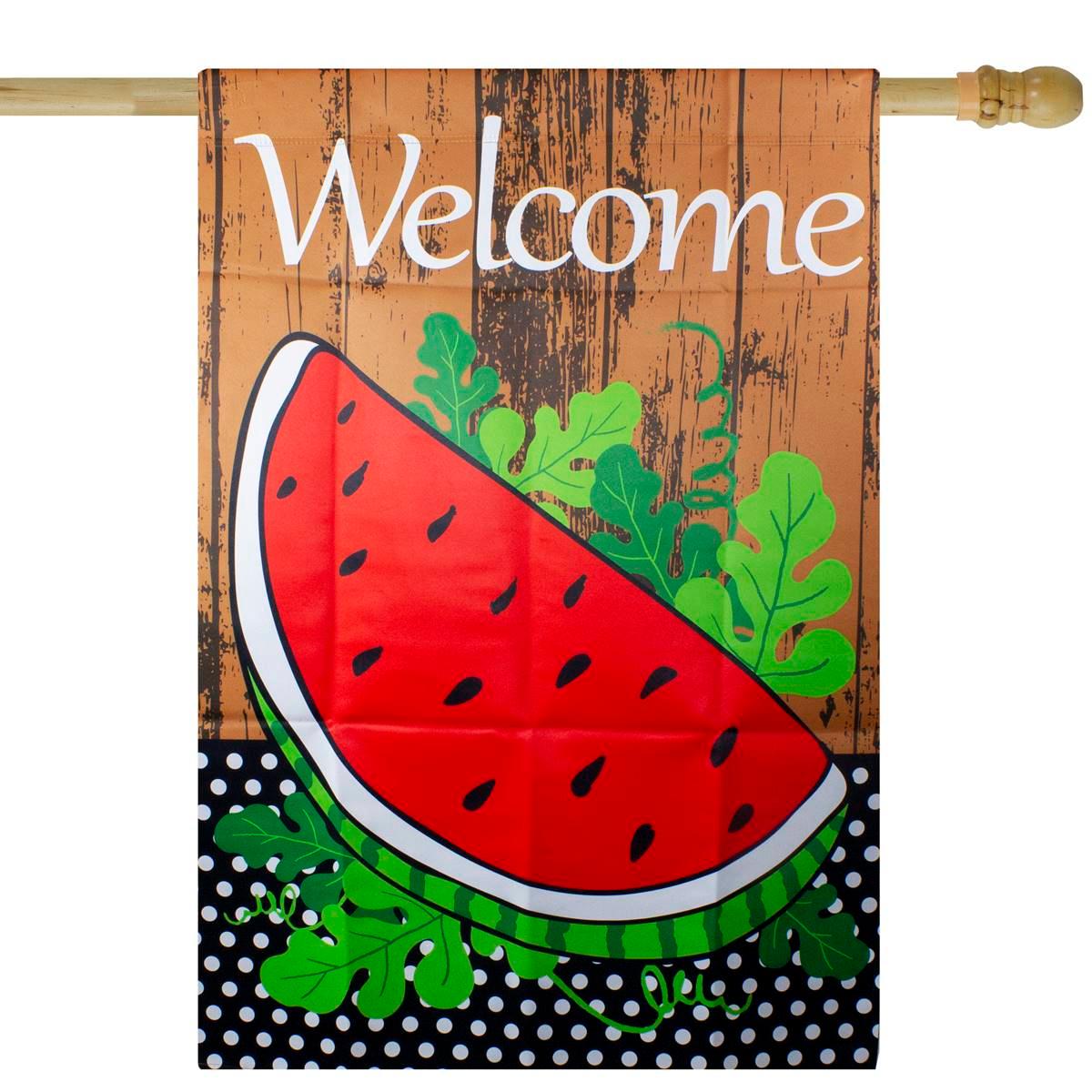 Northlight Seasonal Welcome Watermelon Slice Spring House...