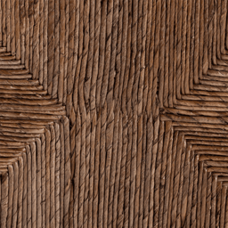 bali & pari Alda Woven Seagrass Ottoman