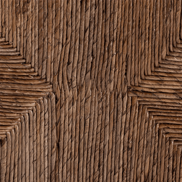 bali & pari Alda Woven Seagrass Ottoman