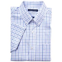 Mens Preswick & Moore(R) Regular Fit Short Sleeve Dress Shirt