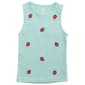 Girls (7-16) Jolie & Joy Strawberry Embroidered Seamless Tank Top - image 1