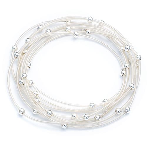 Gloria Vanderbilt Silver-Tone Snake Chain Bracelet - image 