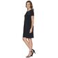 Womens MSK Short Sleeve Grommet Trim A-Line Dress - image 4