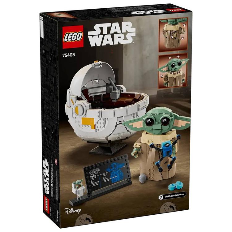 LEGO® Star Wars® Grogu™ with Hover Pram Building Kit