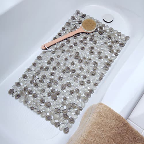 slipX® Solutions® Pebble Shower Bath Mat