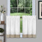 Achim Oakwood Kitchen Window Tier Curtain Pair - image 2
