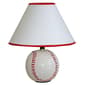HomeRoots 12in. Ceramic Baseball Sports Table Lamp - image 1
