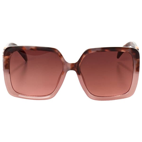 Womens Jessica Simpson Square Logo Sunglasses