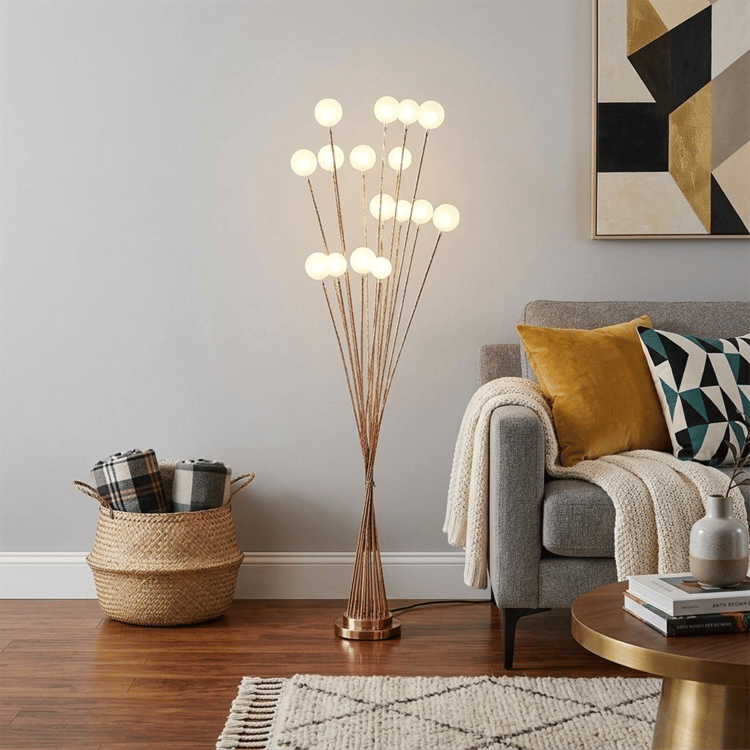 HomeRoots 62in. 16-LED Novelty Floor Lamp