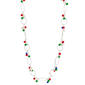Silver-Tone Oval Link Bell Necklace - image 2